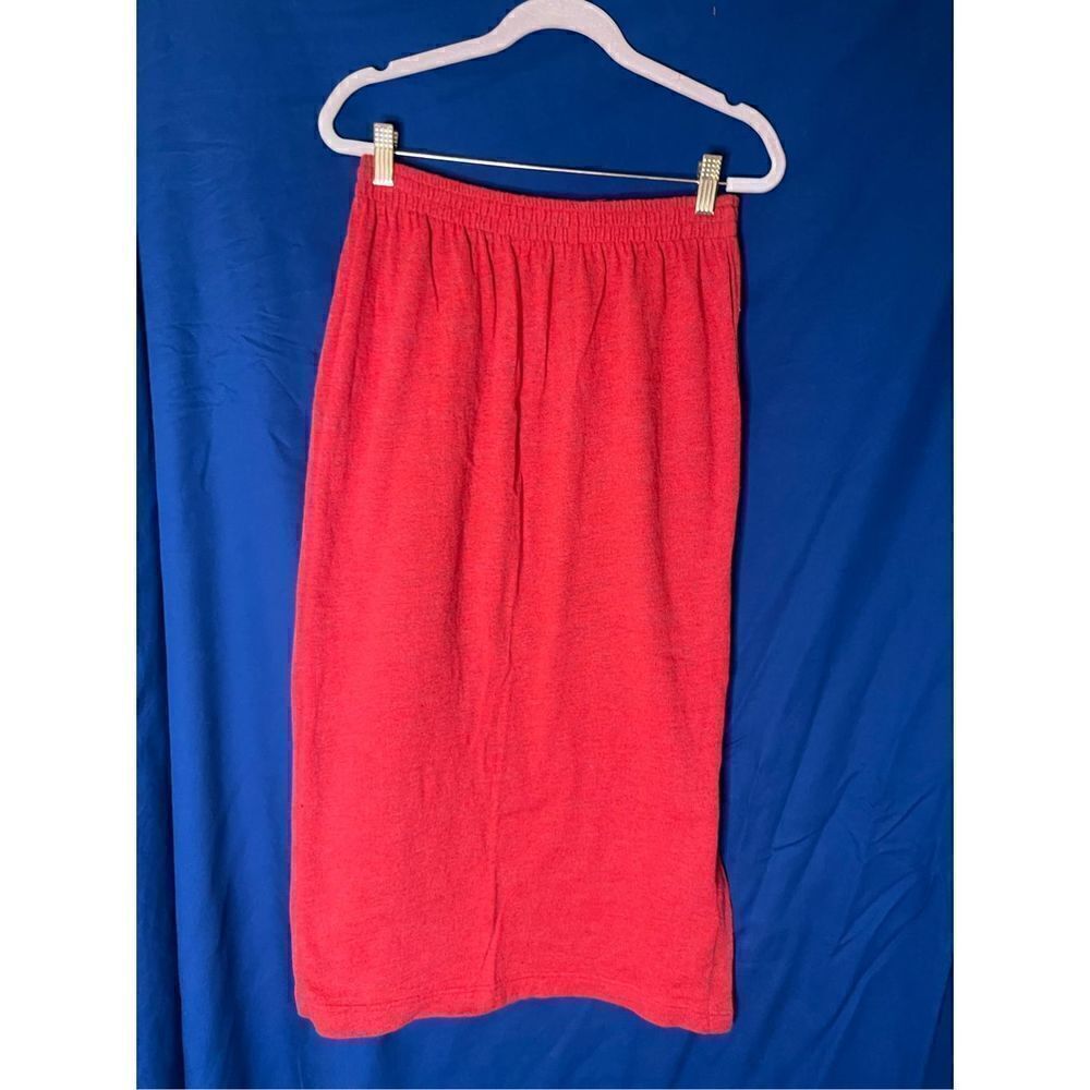 EUC Vintage Around Town Red Sweater Skirt M